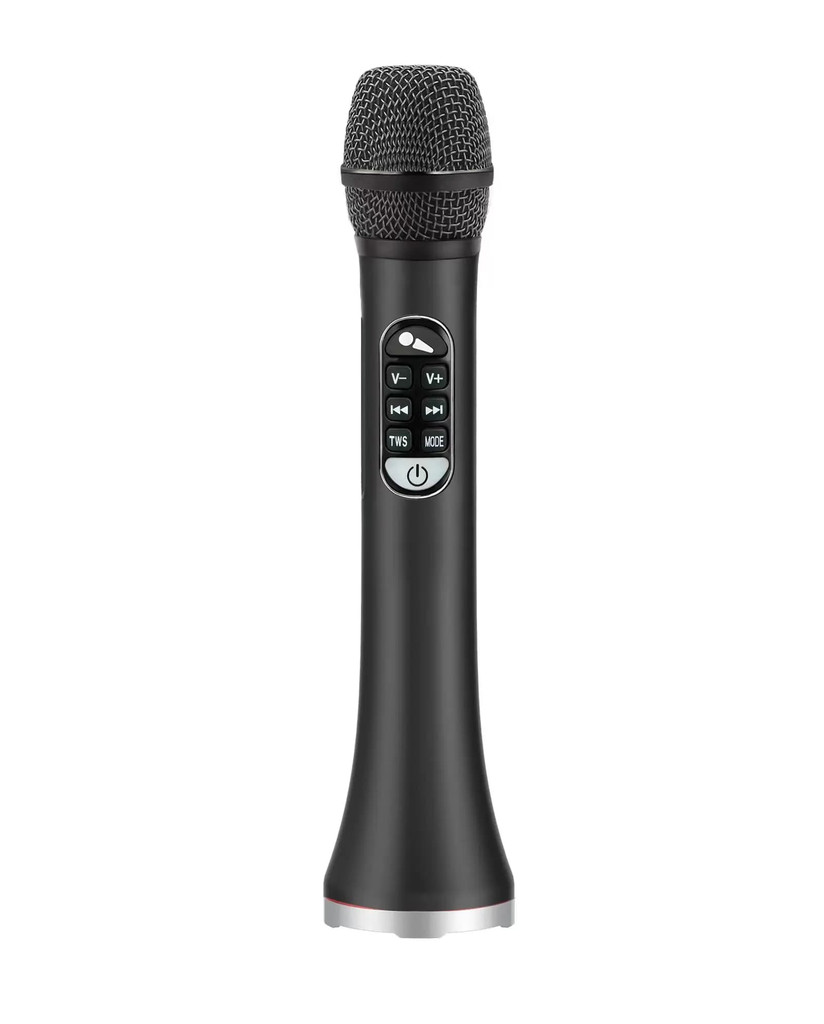 EONKO L-1288 40W Professionnel Bluetooth Karaoké Microphone Haut-parleur avec fente pour carte TF En