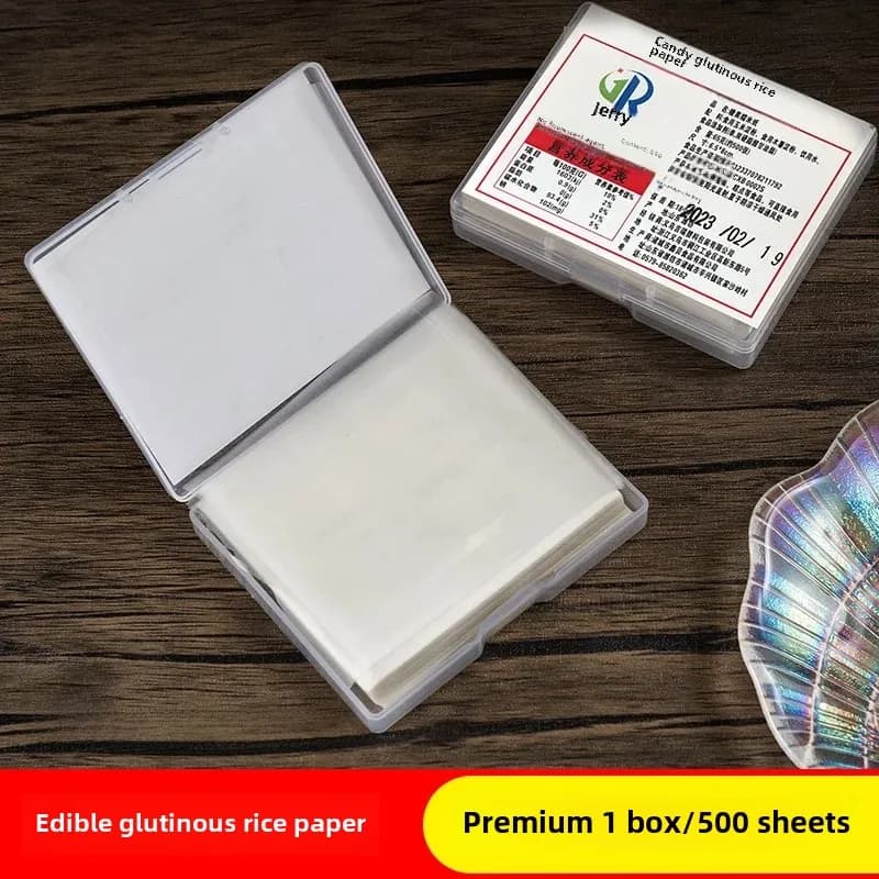 Bonbons gélifiés au caramel en boîte, 500 feuilles, avec gélifiés à base de gélatine d'âne, options