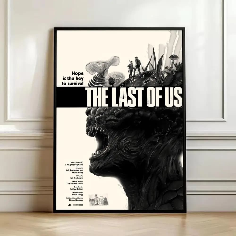 Peinture murale décorative The Last of Us, calligraphie HD, imperméable, pour la maison, le salon, l