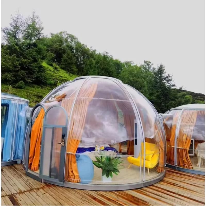 Chambre bulle moderne, populaire et polyvalente pour restaurant, gîte, extérieur, vacances, maison m