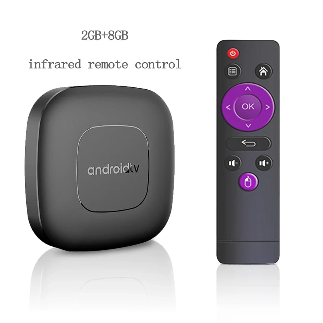Boîtier TV intelligent Android 16, AllwinnerH313, pour Home cinéma, Google Assistant, Netflix, lecte