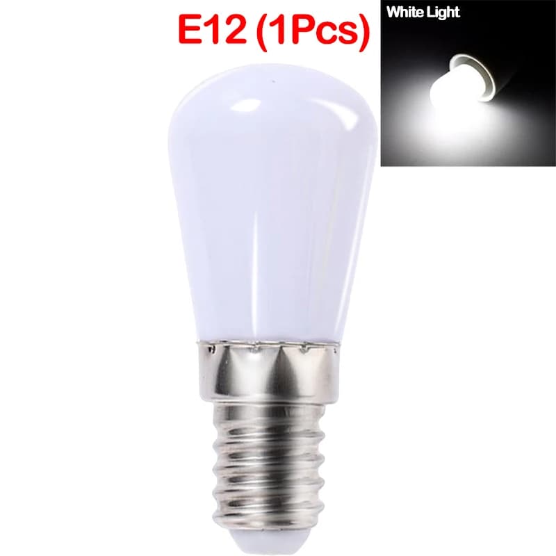 Ampoules de réfrigérateur à LED E12/E14, blanc/chaud, mini lampe pour armoire de réfrigérateur, cuis