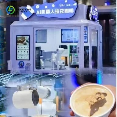 Robot à café avec fonction d'art latte et d'impression de motifs, distributeur automatique de barist
