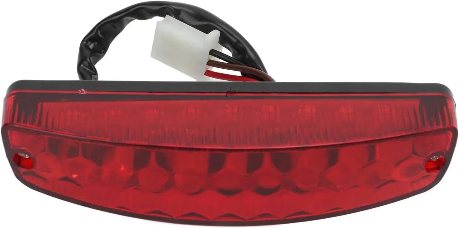Feu Stop rouge pour ATV 12V, 3 fils, feu arrière pour moto tout-terrain, accessoires de feux de sign