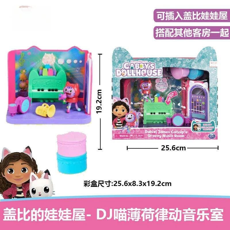 Figurines de la maison de poupées de Gabby, Swimmy Bakey avec Cakey Kitchen, jouet Sweet Dreams Bero