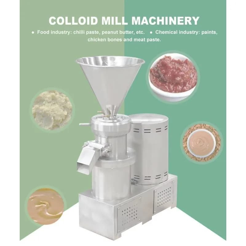 Broyeur Colloïdal Industriel pour Sauce Pimentée – Machine Commerciale Personnalisée pour la Fabrica