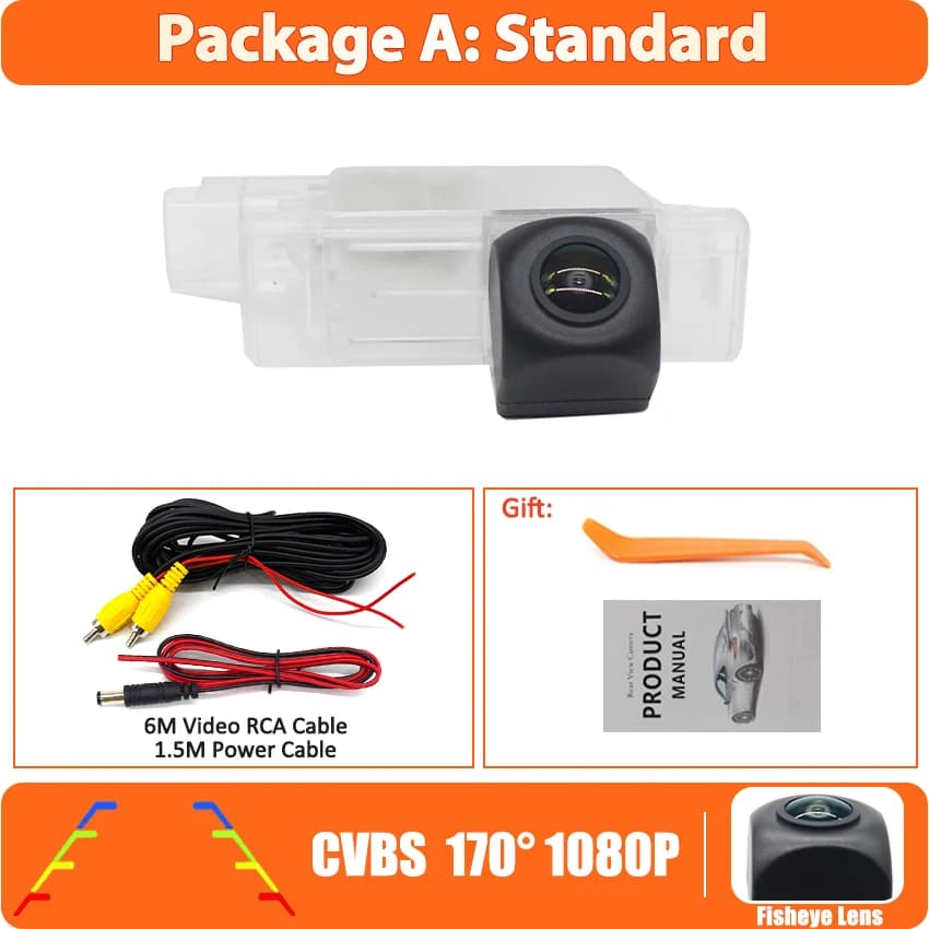 Caméra de recul pour Renault Clio 5 Clio V Nouvelle Clio 5 2019~2022 Objectif fisheye HD CCD Vision
