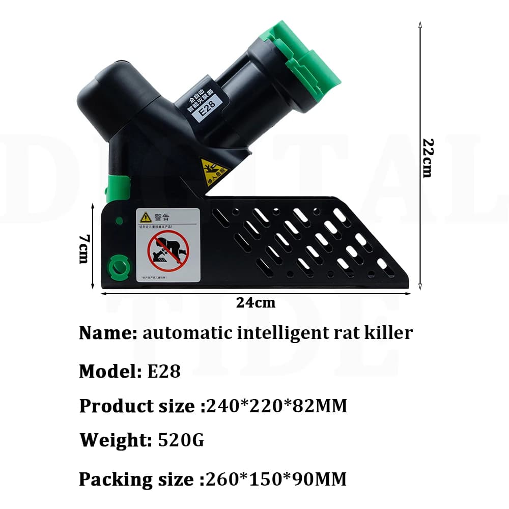 Kit de piège à rats et souris automatique et Non toxique, piège multi-capture pour souris et Rat, sa