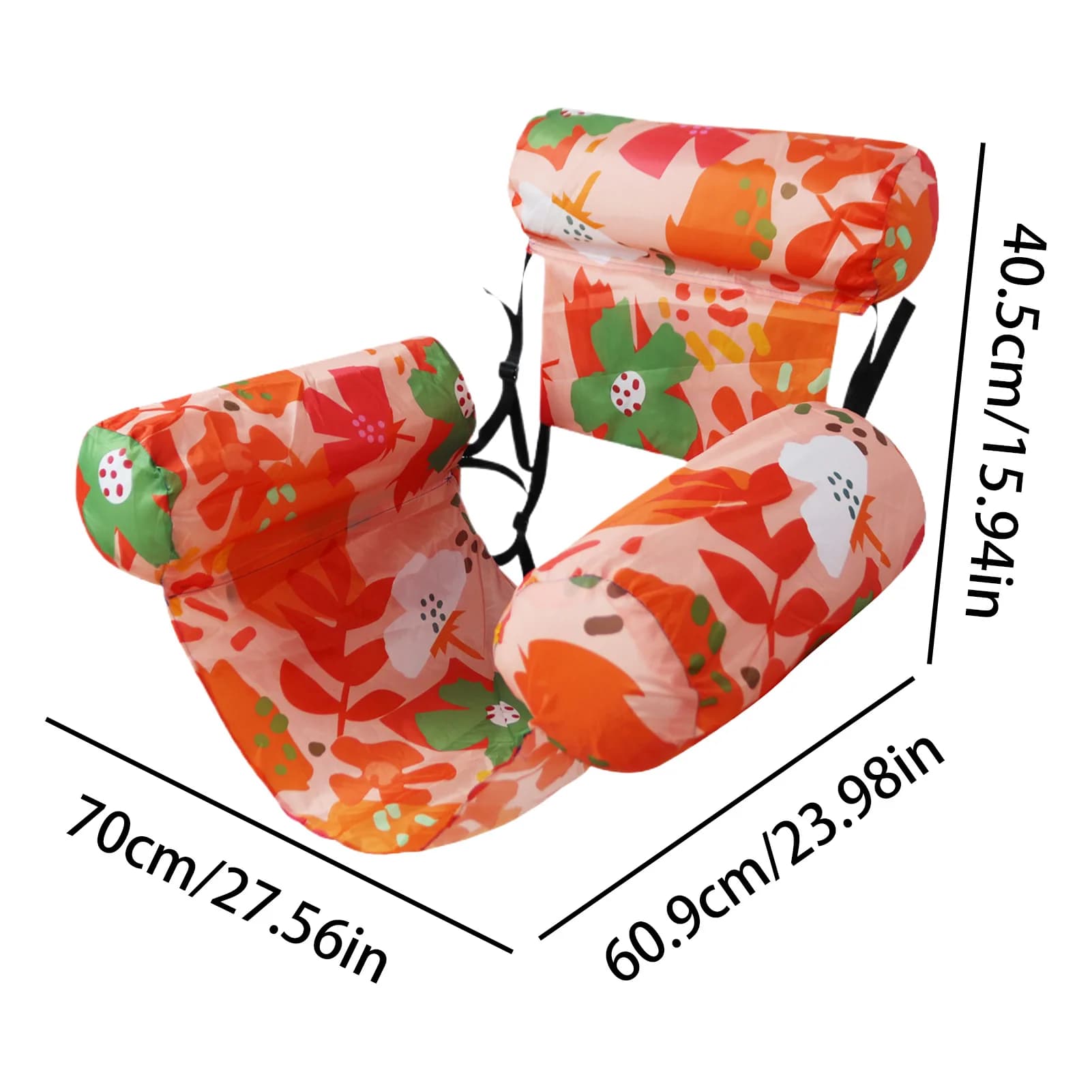 Chaise flottante gonflable pour piscine, transat de bronzage pour la plage, le lac, la rivière, les