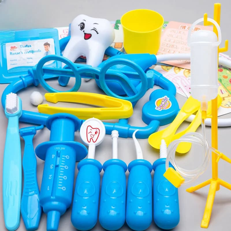 Ensemble de jeu de médecin pour enfants, pour garçons et filles, simulation d'infirmière, stéthoscop