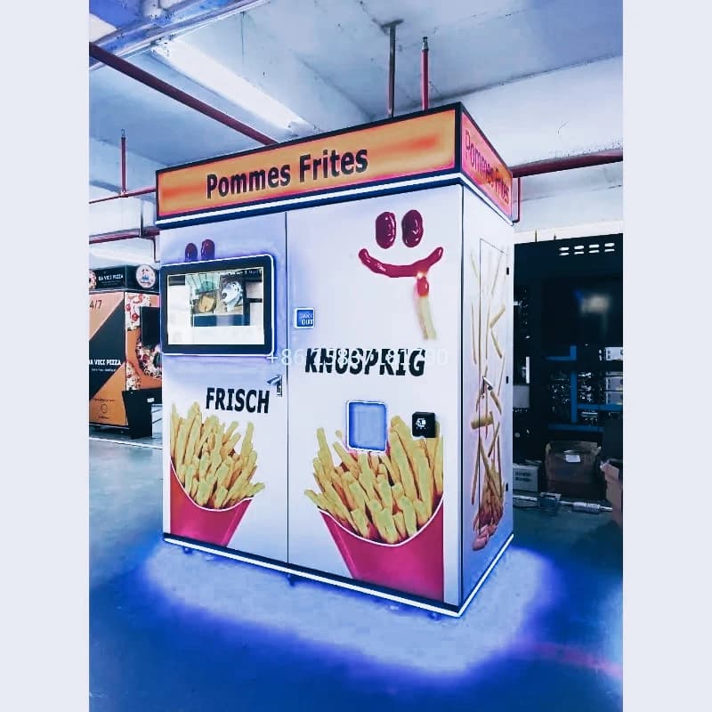 Fabricant chinois de distributeurs automatiques de frites fraîches, de frites pour poutine en 36 sec