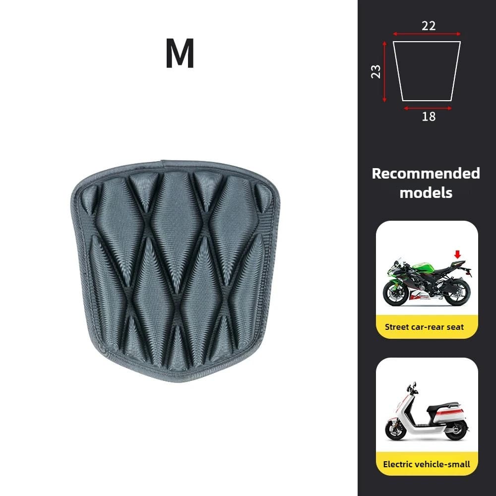 Housse de siège de moto en Gel confortable 3D, protection solaire, isolation, imperméable, EVA, resp