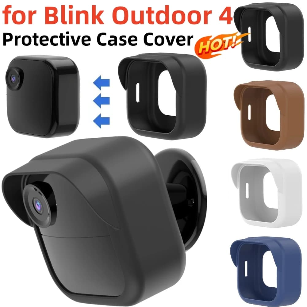 Étui de protection pour caméra de sécurité en Silicone, boîtier de caméra résistant aux intempéries,