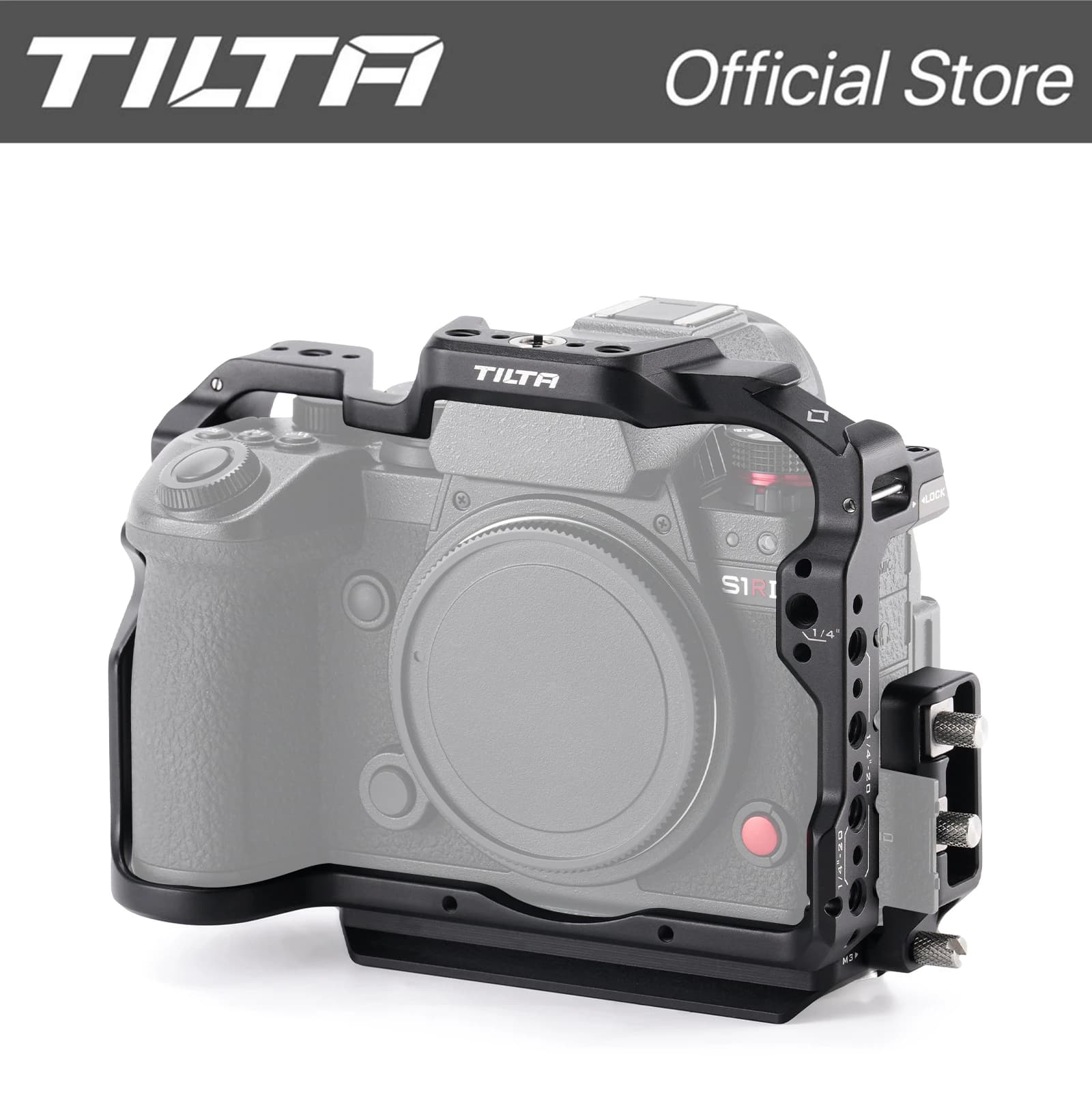 TILTA TA-T80 kit de base de Cage de caméra complète pour Panasonic S1R II Lumix S5 II / S5 IIX / G9