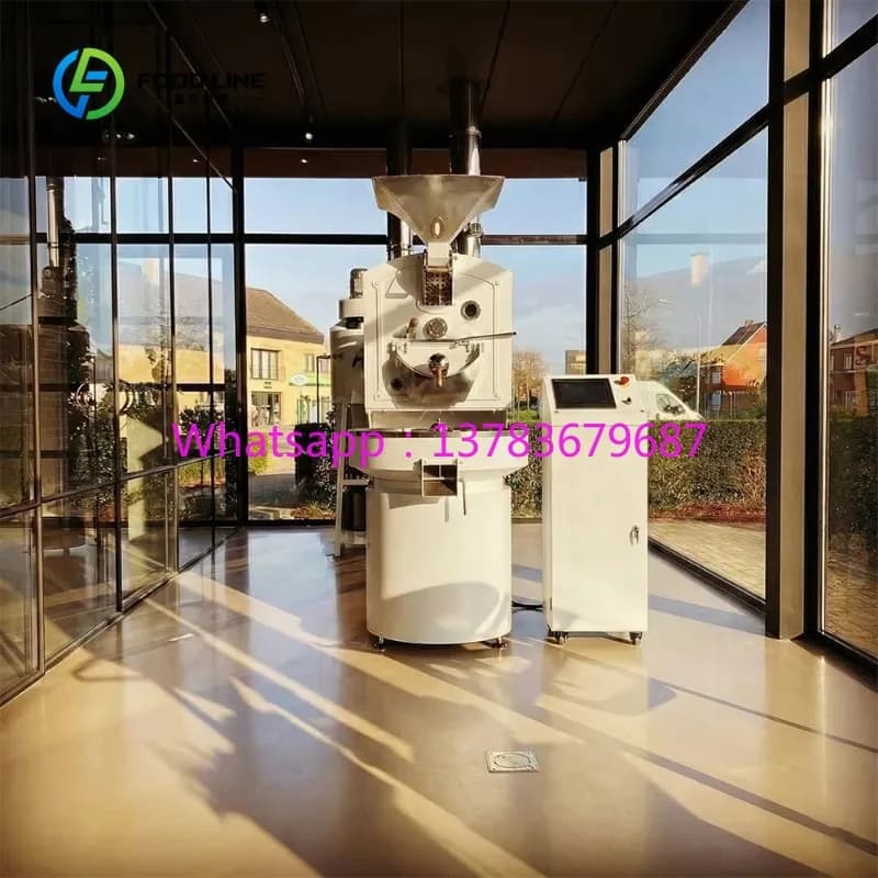 Machine à torréfier le café industrielle et commerciale sur mesure, échantillon d'usine, 6 kg, 10 kg