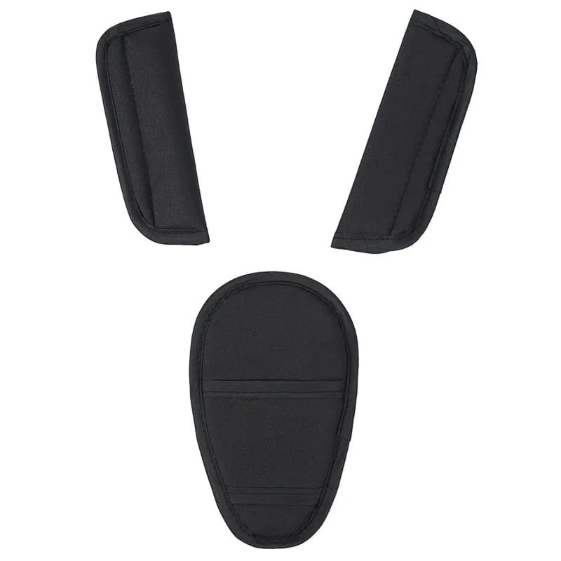 Coussinets de ceinture de sécurité de voiture doux pour bébé, housses de harnais de poussette, couss