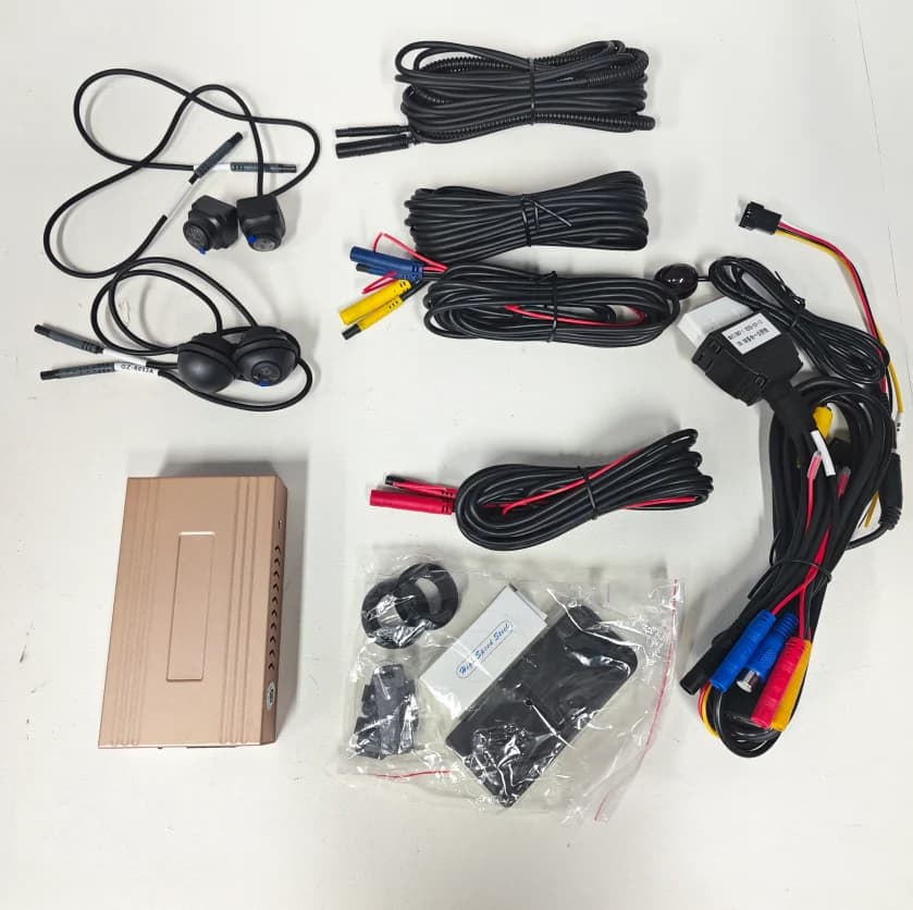 Aotsr 360 ° Système de caméra environnante avec accessoires complets et guide d'installation facil