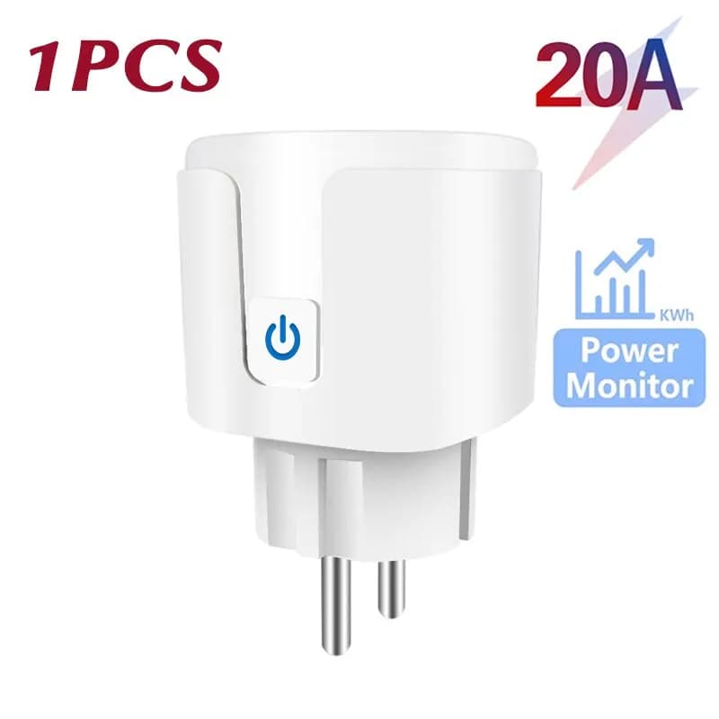 Prise intelligente WiFi EU 16A/20A avec fonction de surveillance de la consommation et de programmat