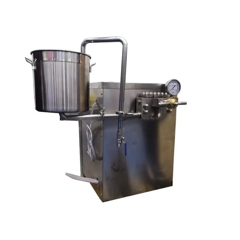 2025 Petit homogénéisateur commercial de lait d'amande de jus de légume de fruit