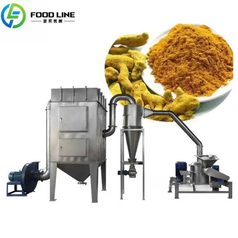 Meilleure machine de fabrication de poudre de curcuma Moulin à poudre de curcuma