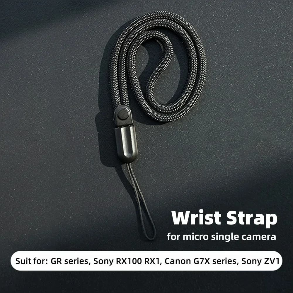 Sangle de poignet pour appareil photo, corde anti-chute pour Ricoh GR2 GR3 GR3x Sony ZV1 Canon G7X D