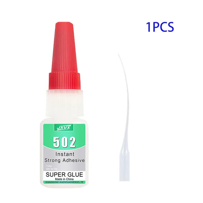 Colle instantanée à séchage rapide, lot économique de 8 pièces, colle à base d'huile haute résistanc