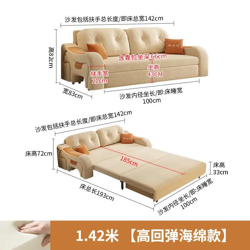 Canapés confortables pour adultes, canapé-lit pour appartement, canapé romantique et doux, économiqu