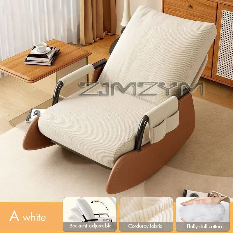 Chaise inclinable pliante pour adultes, canapé paresseux, chaise de sieste, balcon, chaise à bascule