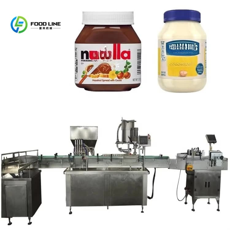 Machine de remplissage personnalisable pour sauces (mayonnaise, crème, chocolat) et pâtes (beurre de