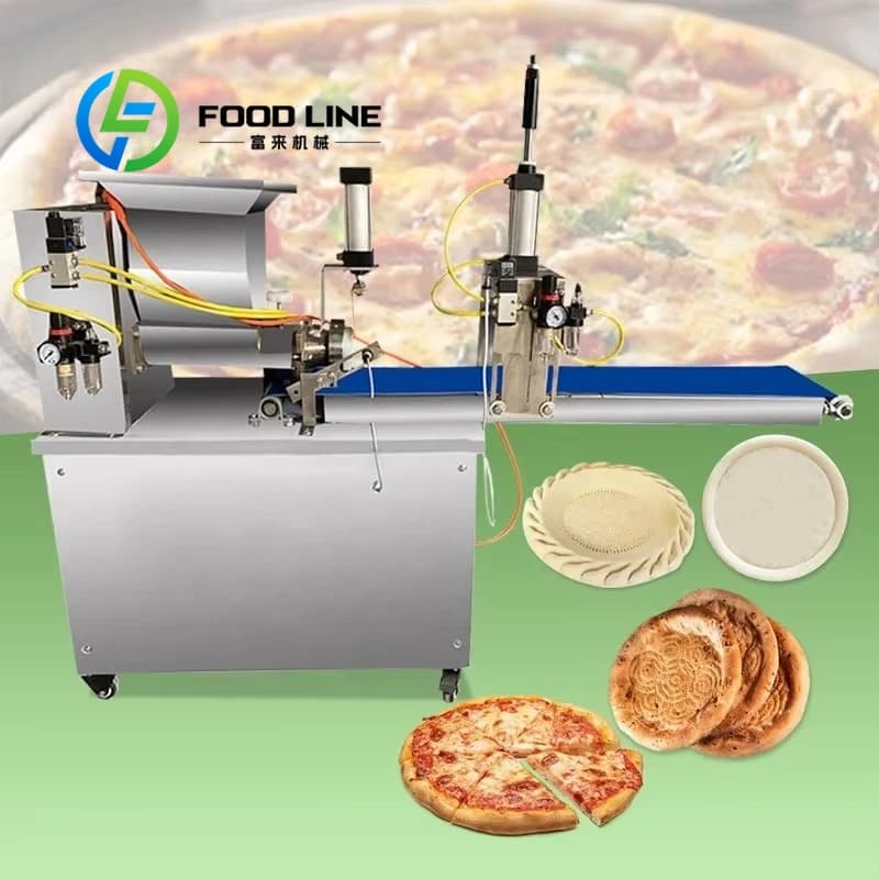 Base de fabrication de crûtes de Pizza, fabrication de fromage automatique de différentes formes, li