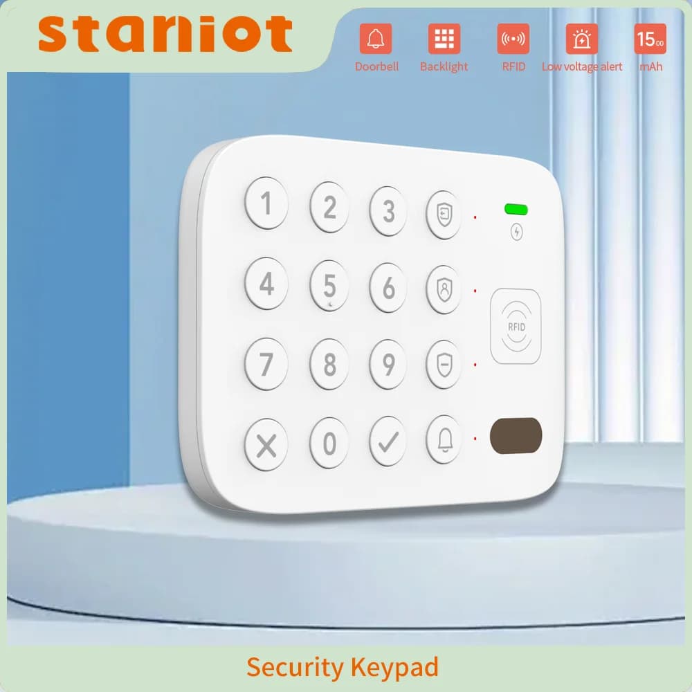 Clavier de sécurité sans fil 433Mhz, pour système d'alarme domestique, Support d'alarme Anti-intrusi
