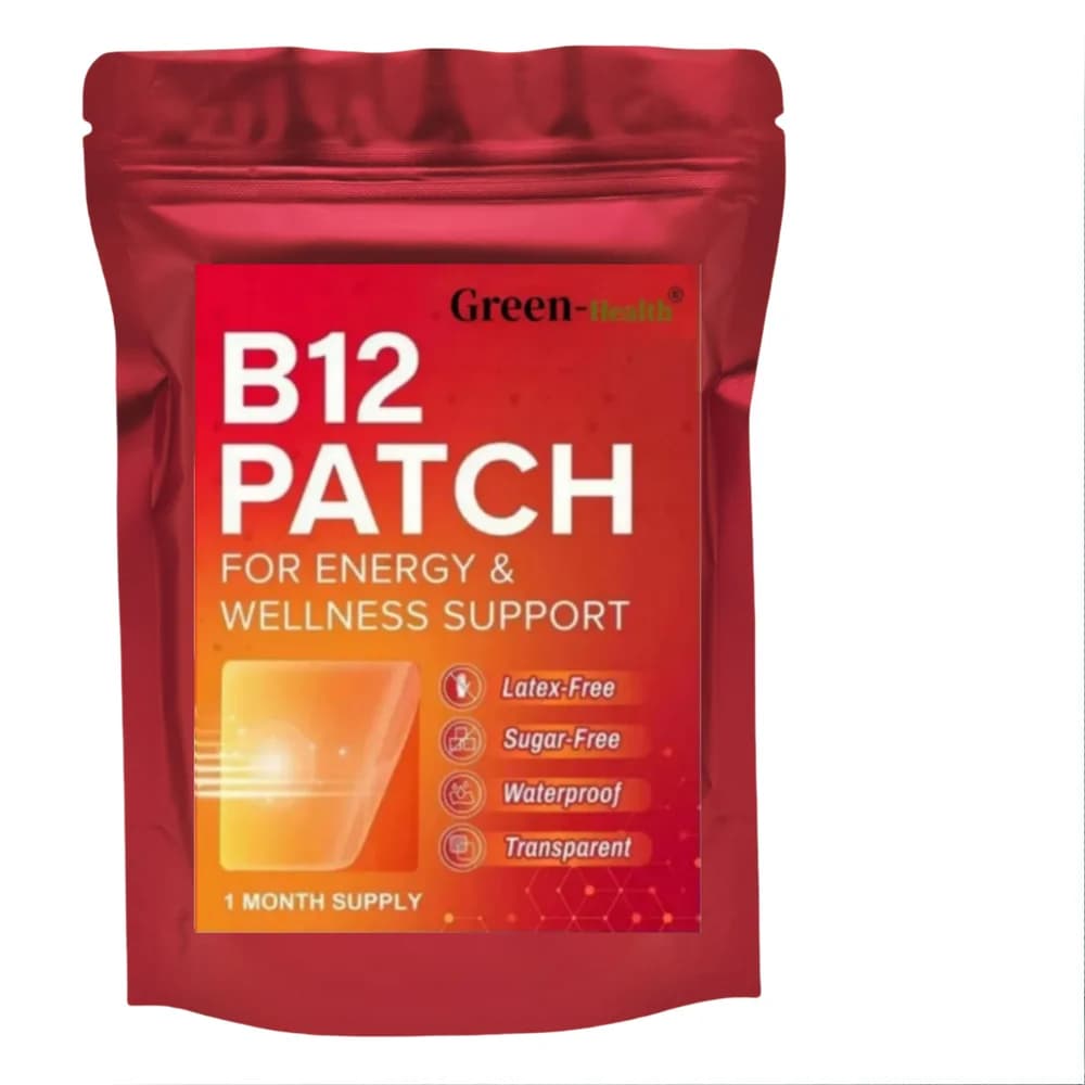 Patch quotidien B12 transdérmique auto-adhésif mélange naturel 30 unités pour 1 mois approvisionneme