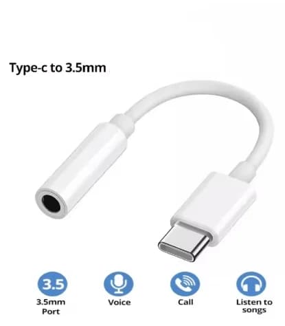 Adaptateur d'écouteurs USB Type C à Jack 3.5, convertisseur de câble Audio USB-C 3 5mm pour IPhone 1