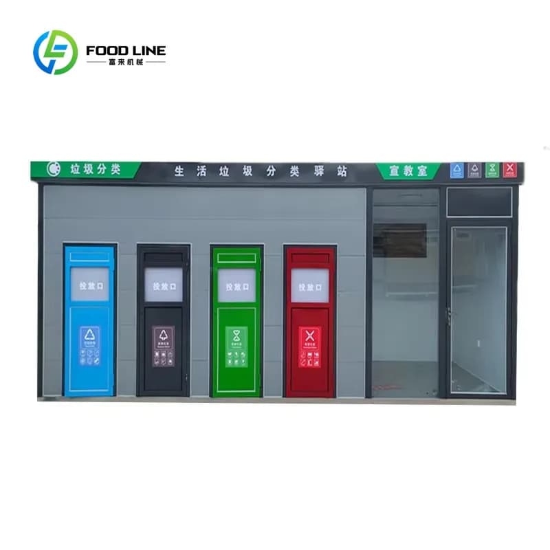 Poubelle extérieure personnalisée maison grande poubelle salle recyclage extérieur intelligent tri d