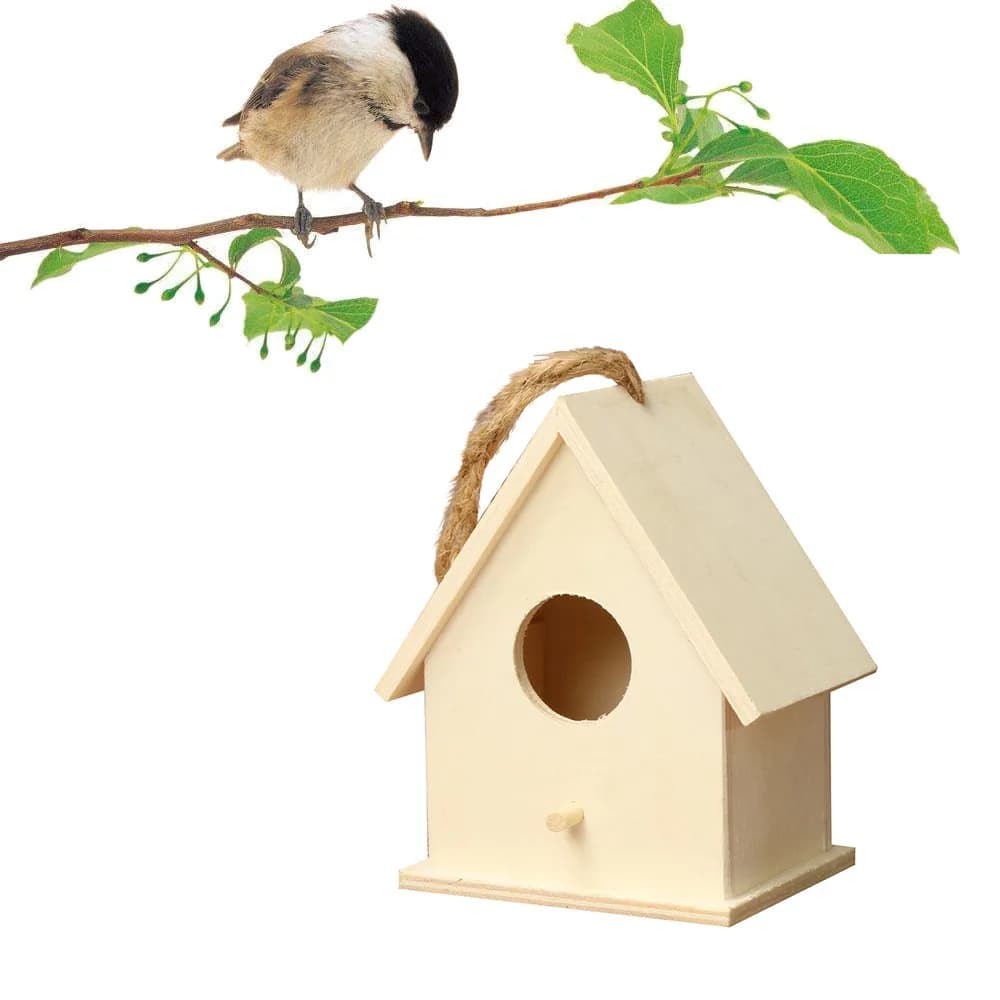 Boîte à oiseaux Dox, maison à oiseaux, boîte à oiseaux en bois, Patio et jardin, fleurs de remplacem
