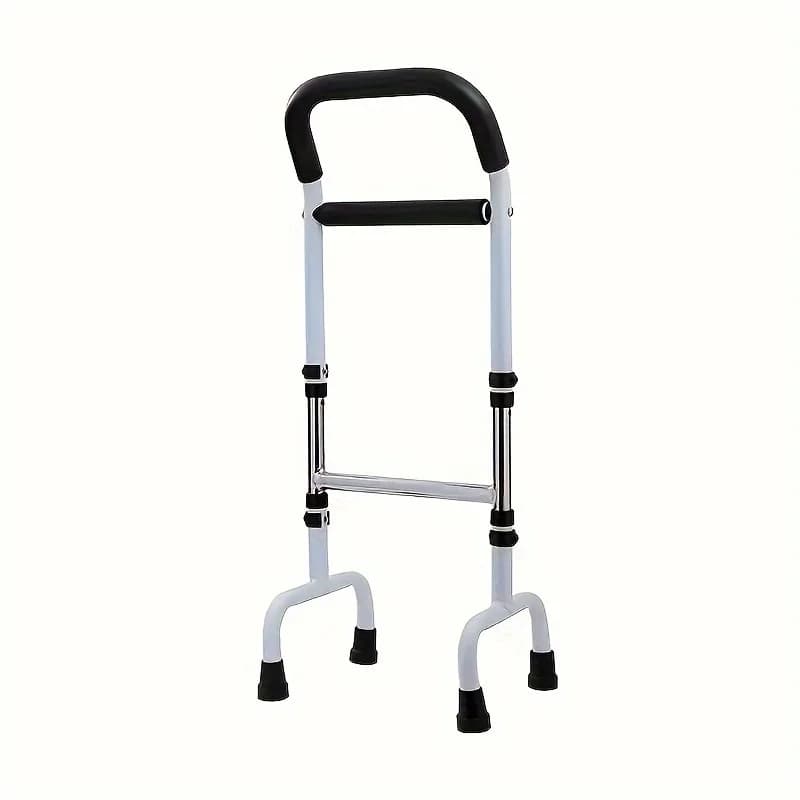 Une main courante de chevet avec trous perforés pour personnes âgées, une barre d'appui de chevet, u