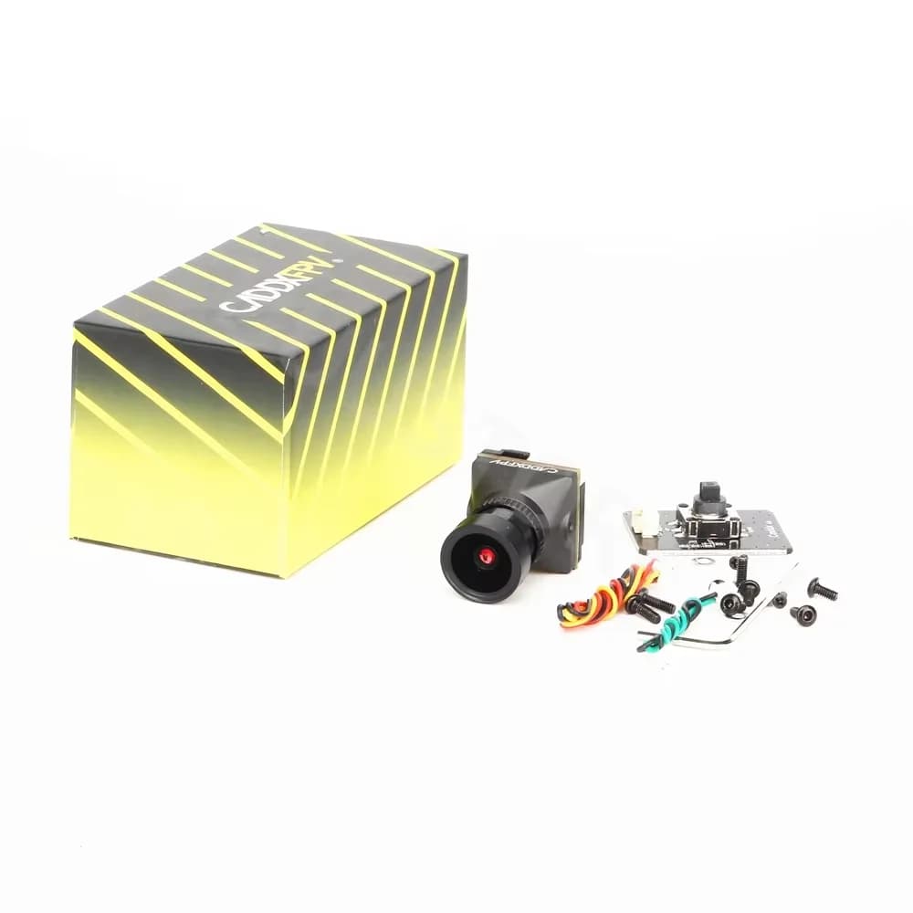 CADDX Ratel Pro Caméra FPV 1/ 3/ 5PC 1500TVL Objectif 2,1 mm 16:9/4:3 NTSC/PAL FOV125 ° Caméra de