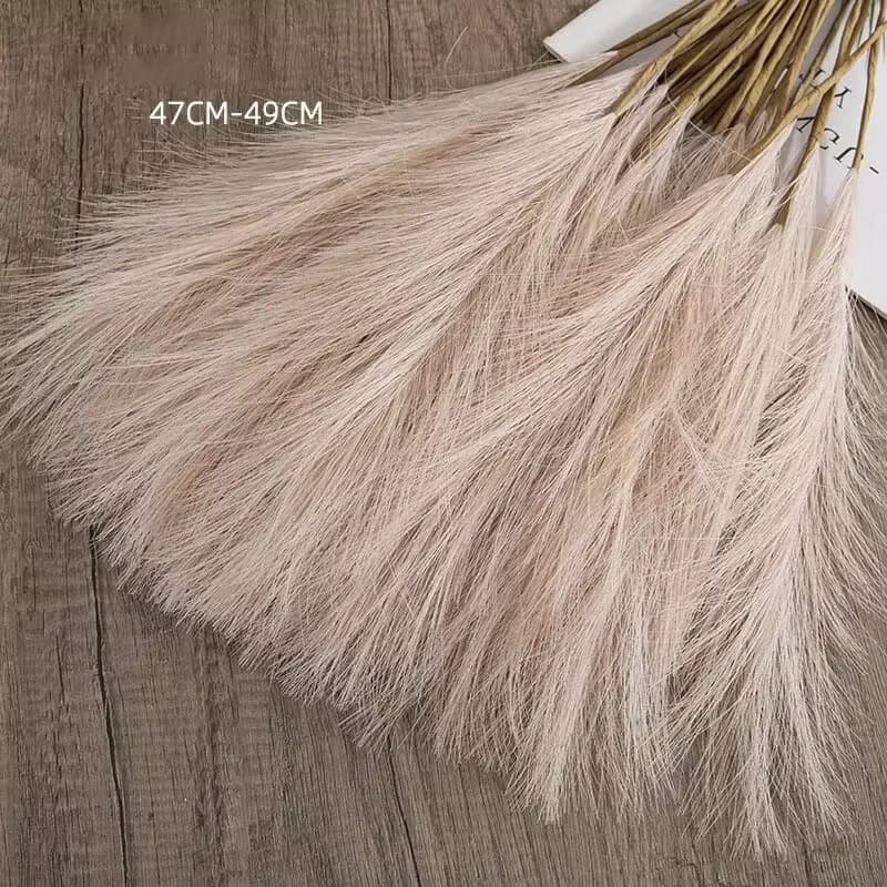 Grand décor de faux pampas enge pour vase de sol, remplisseurs de vase, décor de ferme rustique Boho