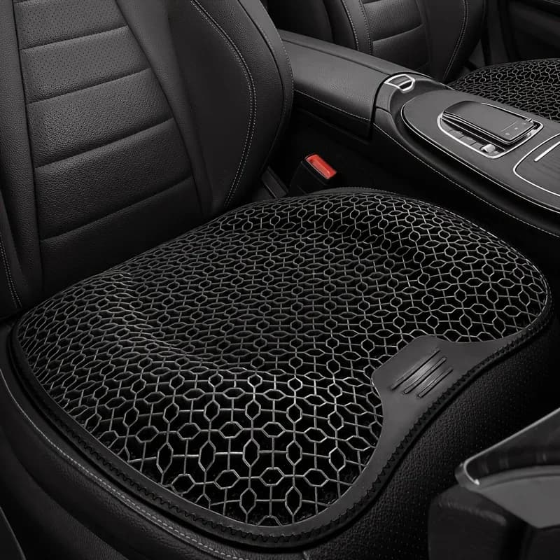 Coussin de siège en gel alvéolé respirant et ergonomique pour voiture, bureau, maison, lavable, lége