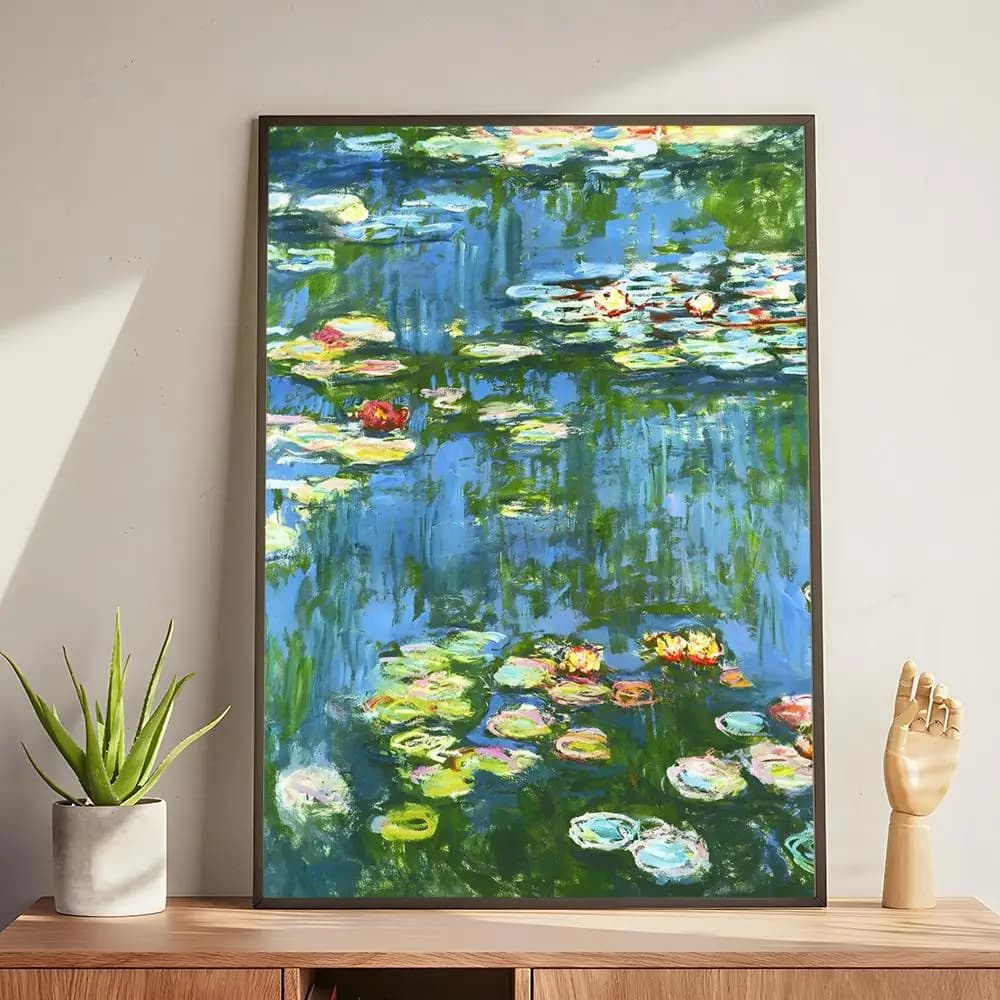 C-Claude m-monet affiche d'art autocollants muraux modernes et élégants pour la décoration intérieur