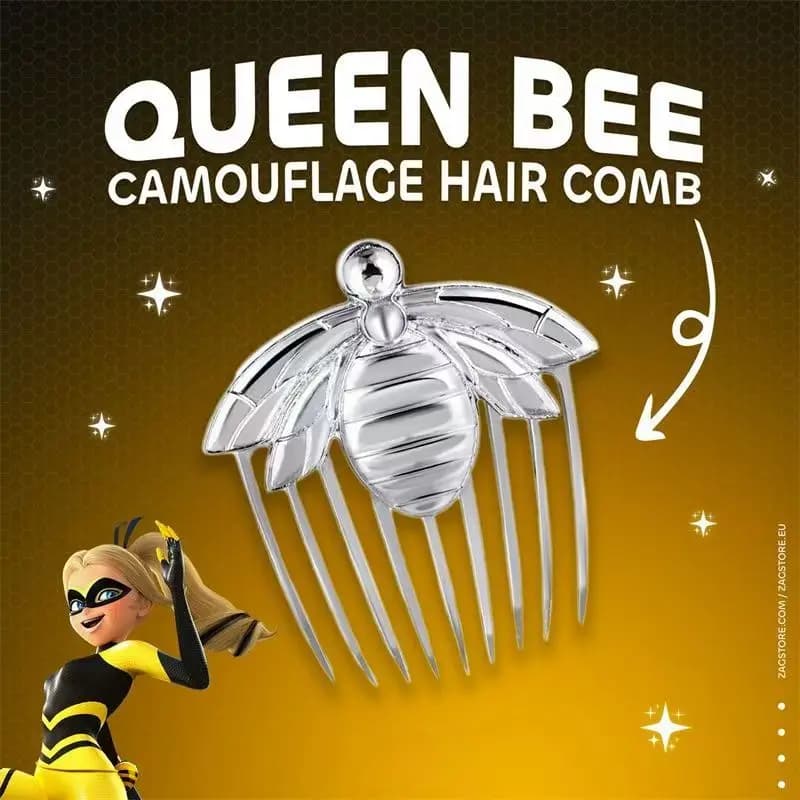 Miracle Girl Coy avec peigne à cheveux abeille Camouflage, accessoires pour cheveux de film fantasti