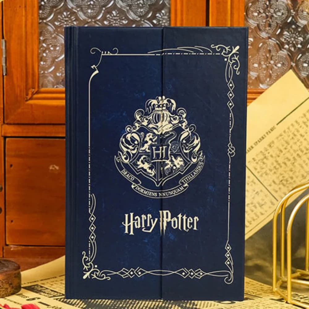 Carnets rétro à couverture rigide de la série Harry Potter Hogwarts Slytherin, pour étudiants, porta