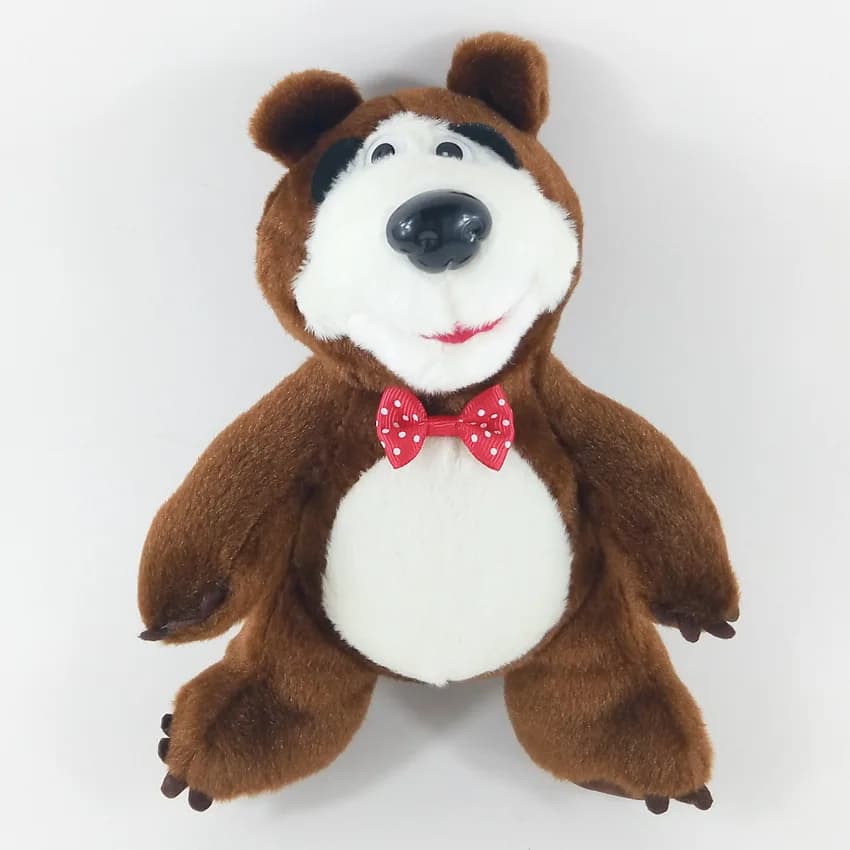 Jouet en peluche classique pour l'éducation de la petite enfance, figurine de dessin animé Masa et O