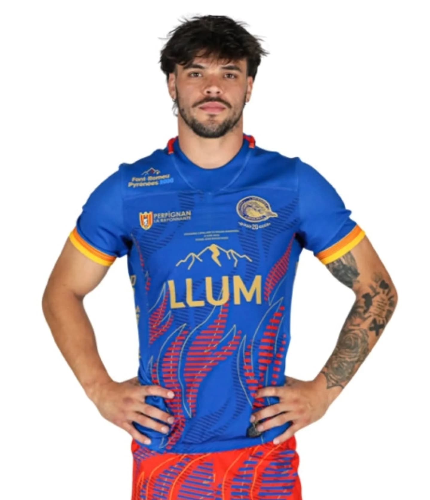 Nouveau Maillot de Rugby Perpignan La Catalane 2026 – T-shirt Assorti pour la Famille, Idéal pour le