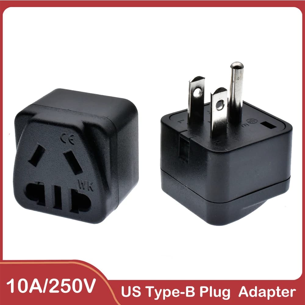 Adaptateur de prise de type B, prise de conversion de puissance de charge, AUS, Australie, Europe, É