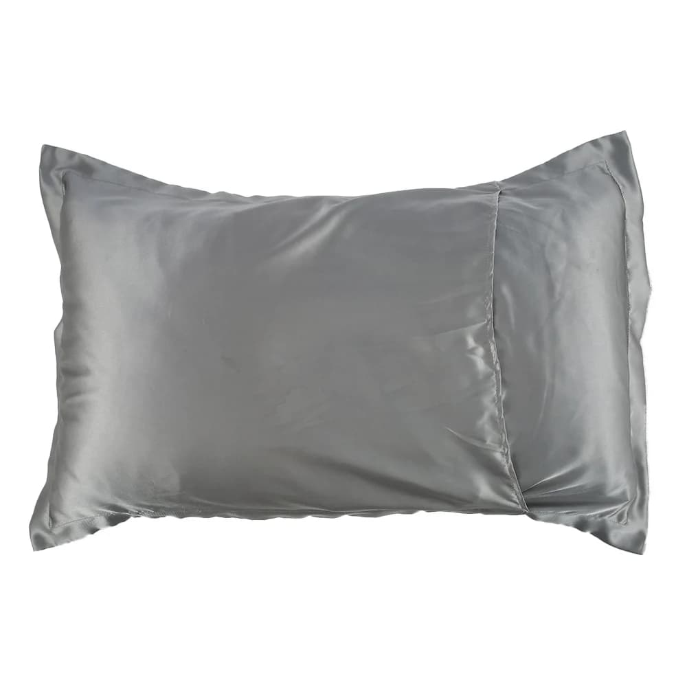 Taie d'oreiller en satin soyeux, housse de coussin confortable et respirante, décoration de maison,