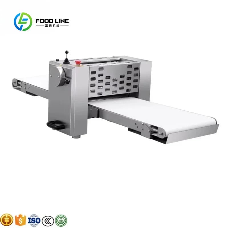Machine à laminage de pâte automatique personnalisée pour croissants, pâtes feuilletées et pains