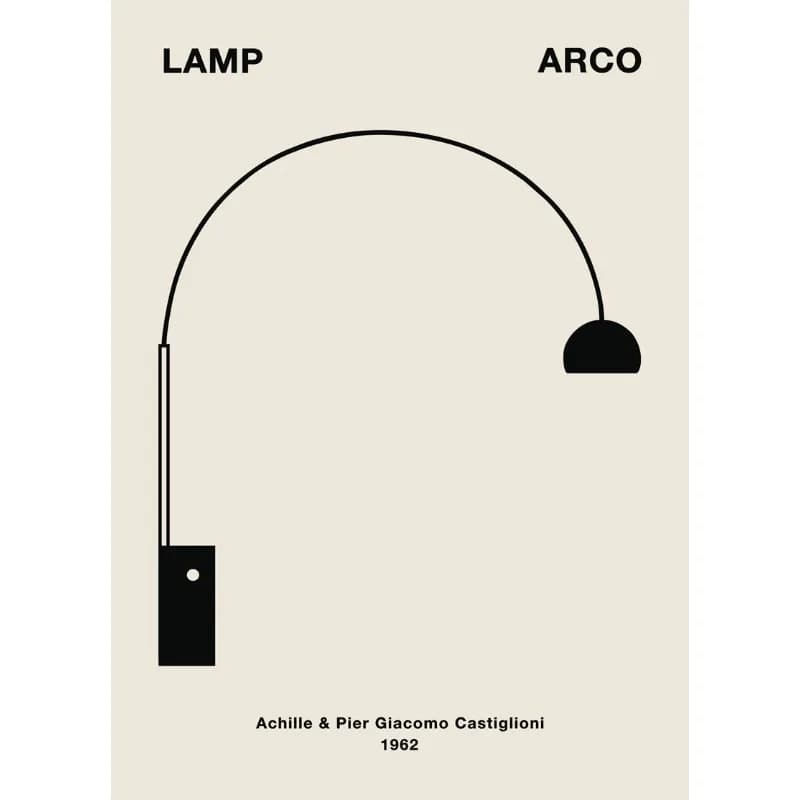 Affiche classique de l'architecture abstraite de Farnsworth House, Design Bauhaus, peinture sur toil