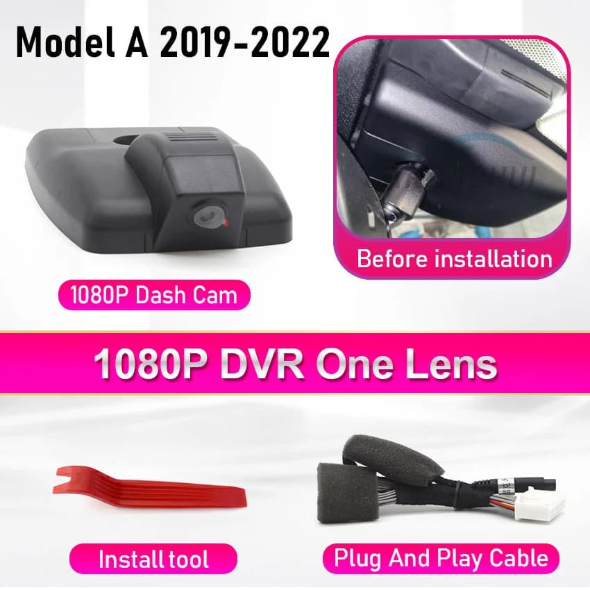 Caméra embarquée 4K pour Lexus UX 300h 260h 250h 200 2019-2025, Dashcam WiFi pour Lexus UX300h UX260