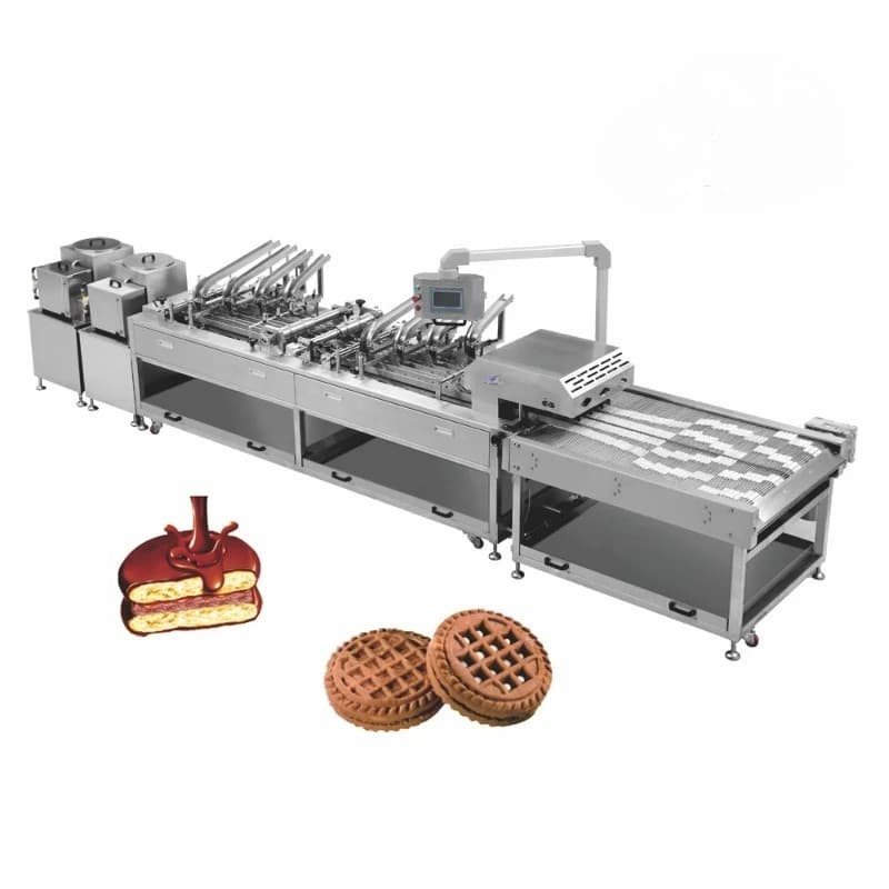 Machine de fabrication de biscuits durs et doux à grande vitesse, petite échelle et bon marché, avec